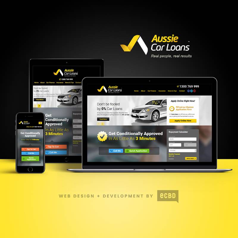 Aussie Car Loans website design
